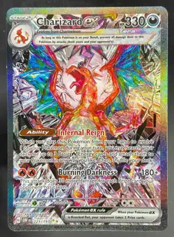 2023 Pokemon S&V Obsidian Flames Charizard ex SIR #223/197 NM+ - Image 1