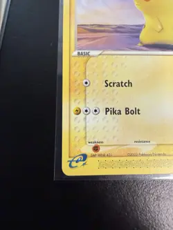 Pokemon TCG Sandstorm Pikachu Card Regular, Common, 72/100, Non-Holo NM+ - Image 2