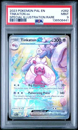 2023 POKEMON PAL EN-PALDEA EVOLVED SPECIAL ILLUSTRATION RARE TINKATON EX PSA 9 - Image 1