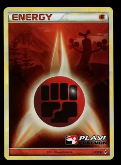 2011 POKEMON CALL OF LEGENDS SUDOWOODO FIGHTING ENERGY 93/95 PLAY! HOLO NM A - Image 1