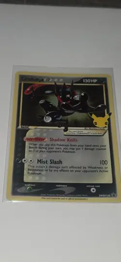 Pokemon TCG Greninja Gold Star SWSH144 25th Celebrations Promo Card - Image 4