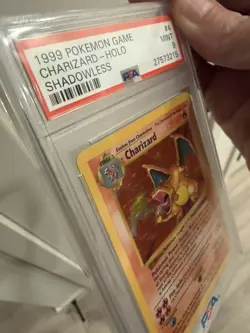 1999 Pokemon Shadowless Charizard PSA 9 Mint Holo #4 Base Set - Image 3