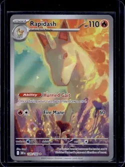 2025 Pokemon Destined Rivals Rapidash #189/182 - Image 1