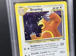 POKEMON NEO DISCOVERY URSARING HOLO PSA 8 VERY NICE!!! - Image 2