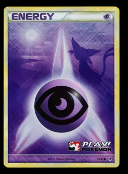 2011 POKEMON CALL OF LEGENDS ESPEON PSYCHIC ENERGY 92/95 PLAY! HOLO PROMO NM A - Image 1