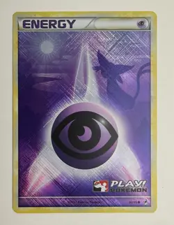 2011 POKEMON CALL OF LEGENDS ESPEON PSYCHIC ENERGY 92/95 PLAY! HOLO PROMO NM A - Image 3