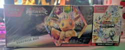 Pokemon Prismatic Evolutions Sam’s Club Exclusive Surprise Box + Booster Bundle - Image 1