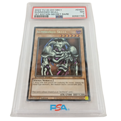 2023 Yu-Gi-Oh! Summoned Skull SBC1 1st Ed Secret Rare – PSA 7 NM – Speed Duel - Image 1