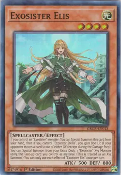 Exosister Elis NM (#4) GRCR 1st The Grand Creators Yugioh - Image 1