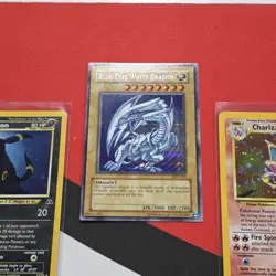 Blue-Eyes White Dragon Dark Duel Stories DDS-001 Yu-Gi-Oh Video Game - NEAR MINT - Image 3