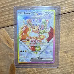 Pokemon Eevee EX 174 Scarlet & Violet Promo Holo Card 200 HP Coruscating Quartz - Image 1
