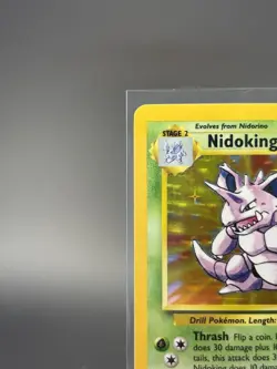 Pokemon Nidoking Base Set Holo Rare 11/102 NM/LP Wizards 1999 Card - Image 2