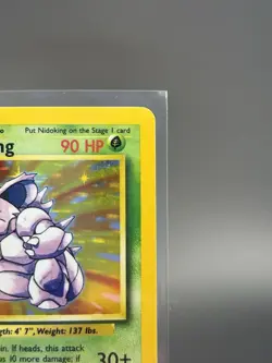 Pokemon Nidoking Base Set Holo Rare 11/102 NM/LP Wizards 1999 Card - Image 3