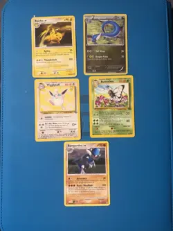 HP/MP/LP Vintage Pokemon Cards- LOT OF 5 #1 - Image 1