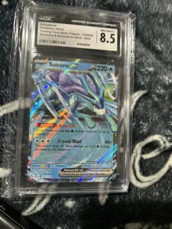 Pokemon Suicune EX Classic Collection Card CGC 8.5 CLK 010/034 - Image 1