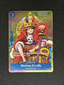 Monkey.D.Luffy (Convention Promo 2024) Foil NM, P-043 One Piece Promotion Cards - Image 1