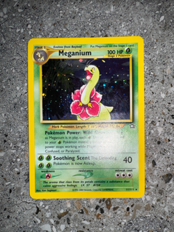 Pokemon TCG Cards Meganium 11/111 Neo Genesis Holo Rare EXC-NM - Image 3