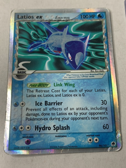 Pokemon Latios EX Dragon Frontiers Ultra Rare Holo Card Delta Species 96/101 HP - Image 2