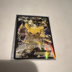 Pokemon Pikachu EX Full Art Holo Promo XY124 Black Star XY Trading Card - Image 2