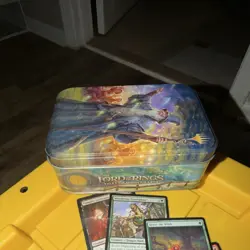 Magic: The Gathering 92 Card Lot Lord of the Rings Middle-Earth Foil Tin - Image 5