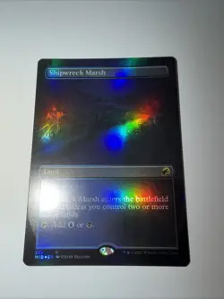 Shipwreck Marsh - FOIL - (Borderless) - NM - MTG - Innistrad: Midnight Hunt - Image 2