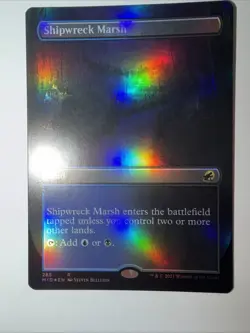 Shipwreck Marsh - FOIL - (Borderless) - NM - MTG - Innistrad: Midnight Hunt - Image 3