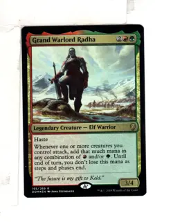 MTG SkeenAB Grand Warlord Radha FOIL from DOM. NM. - Image 1