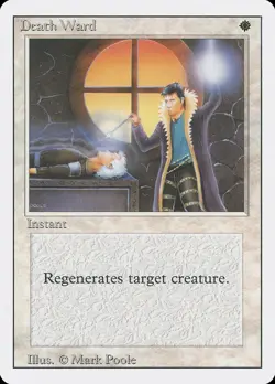 MTG Death Ward x4 Revised Edition Common LP Playset - Image 1