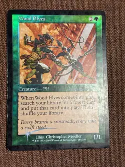 Wood Elves FOIL, 7th Edition MTG Magic the Gathering Premodern - Image 3