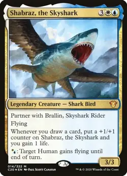 MTG - Shabraz, the Skyshark [Commander 2020] Foil - Image 1