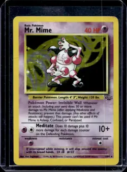 1999 Pokemon Jungle Mr. Mime #6/64 - Image 1