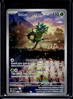 2023-25 Pokemon SV Black Star Promos - SVP EN Teal Mask Ogerpon #123 - Image 1