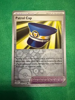 Pokemon Obsidian Flames Reverse Holo 191/197 Patrol Cap - Image 1