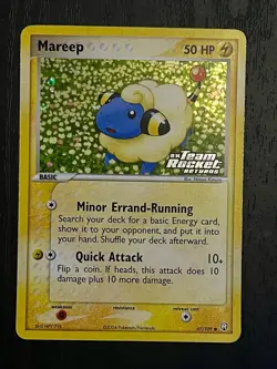 2004 Pokemon EX Team Rocket Returns Mareep Reverse Holo 67/109 Near Mint - Image 1
