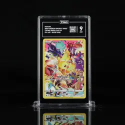 POKEMON 2023 CROWN ZENITH PIKACHU FULL ART RARE 160 TAG 9 - Image 1