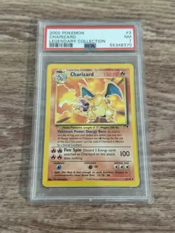 Pokemon Charizard Non Holo Legendary Collection 3/110 PSA 7 WOTC NM - NON HOLO - Image 1