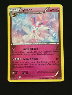 Sylveon #72/111 - Pokemon TCG - Furious Fists - Cracked Ice Holo - HP - Image 1