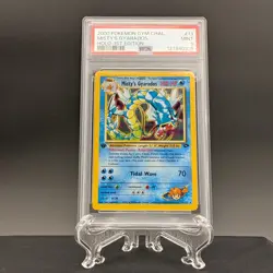 Pokemon 1st Edition Gym Challenge Misty's Gyarados 13/132 - Holo - PSA 9- MINT - Image 1