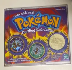 Lot Of 3 Books With 8 Coins 1999 Vintage Pokemon Battling Coins Game - Image 4