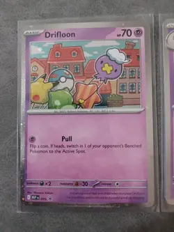 Drifloon 005 and Drifblim 006 MEGA EVOLUTION BLACK STAR PROMO Pokemon TCG M NM - Image 2
