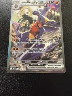 Pokemon Cynthia's Garchomp EX 232/182 Full Art Secret Rare Holo NM - Image 2