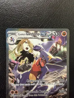 Pokemon Cynthia's Garchomp EX 232/182 Full Art Secret Rare Holo NM - Image 3