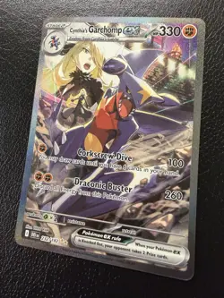 Pokemon Cynthia's Garchomp EX 232/182 Full Art Secret Rare Holo NM - Image 4