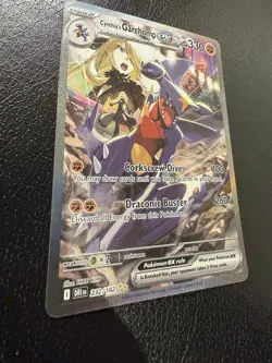 Pokemon Cynthia's Garchomp EX 232/182 Full Art Secret Rare Holo NM - Image 5