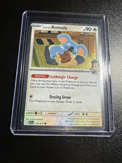 Pokemon TCG Ascended Heroes Larry's Komala Cosmos Holo Promo #175/217 - Image 3