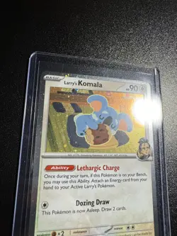Pokemon TCG Ascended Heroes Larry's Komala Cosmos Holo Promo #175/217 - Image 4