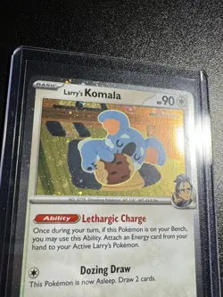 Pokemon TCG Ascended Heroes Larry's Komala Cosmos Holo Promo #175/217 - Image 5