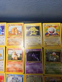 Pokemon Base 2 Partially Complete Non-Holo Set NM Rare Uncommon Common 1999-2000 - Image 3