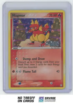 2004 Pokemon EX Team Rocket Returns Holo Magmar #44/109 - Image 1