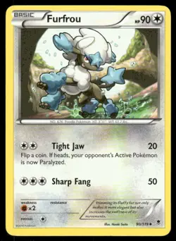 Pokemon Furfrou XY - Phantom Forces #90/119 - Image 1